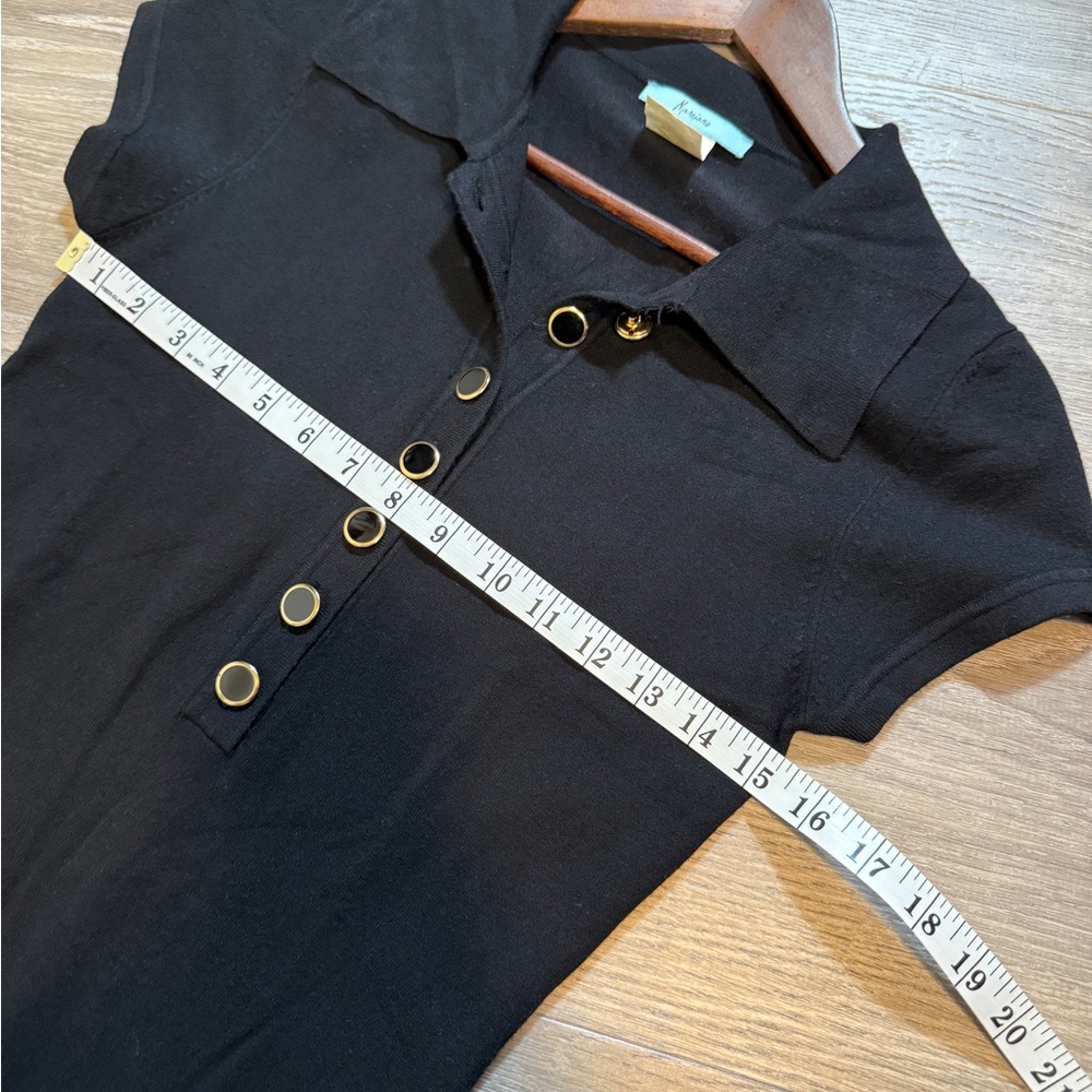 Marciano Black Short Sleeve Dress- Size S - Picture 4 of 6